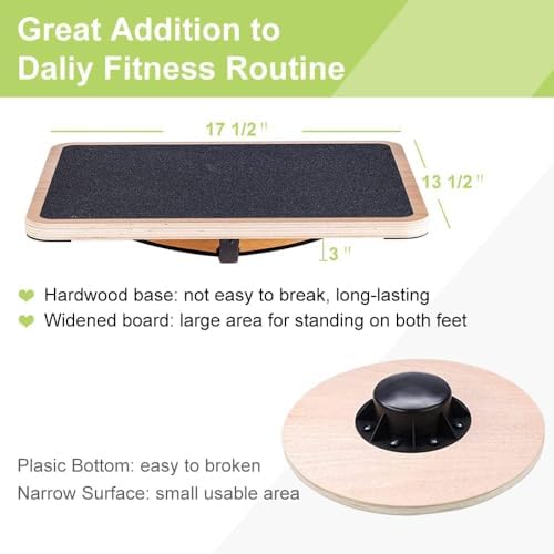 Prancha de Equilíbrio Profissi - Balance Board Wobble avaliação e preço