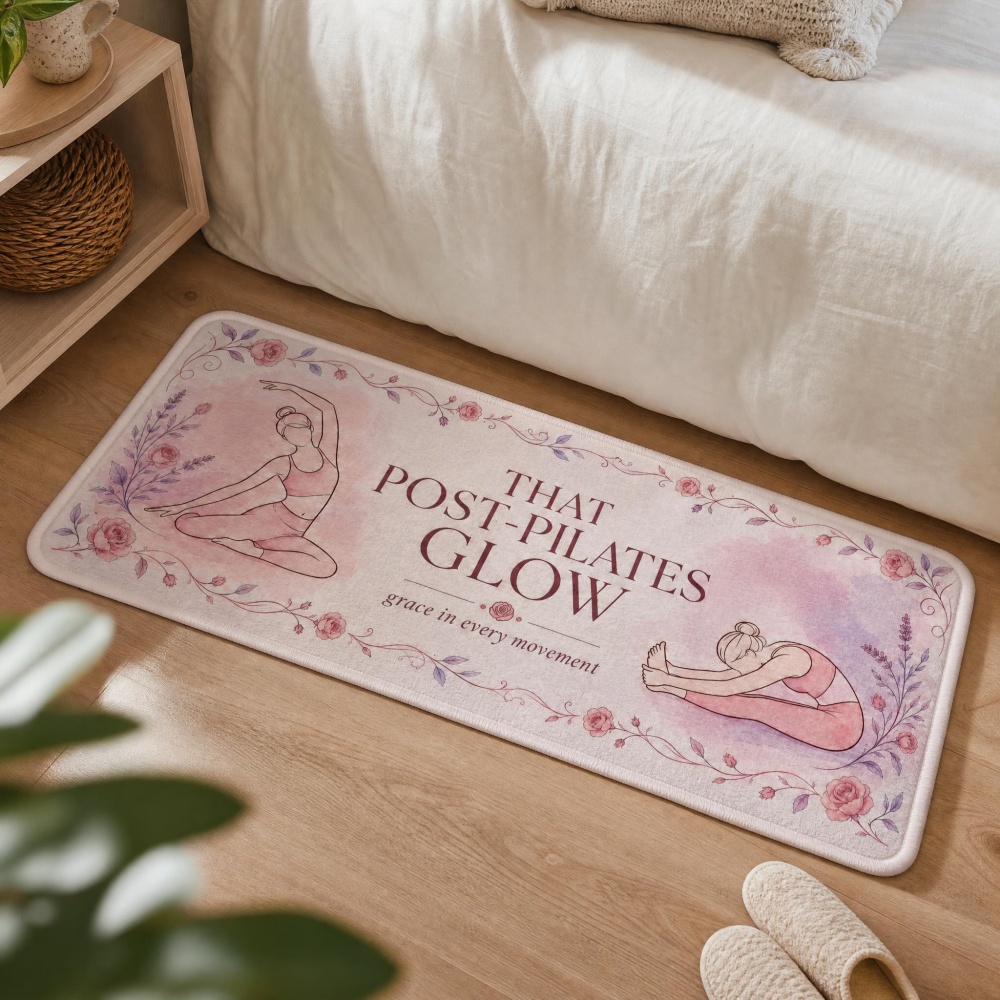 Tapete Longo Decorativo de Fla - Pilates Yoga Garage avaliação e preço