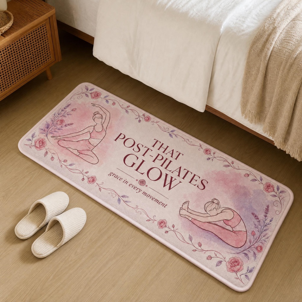 Tapete Longo Decorativo de Fla - Pilates Yoga Garage avaliação e preço