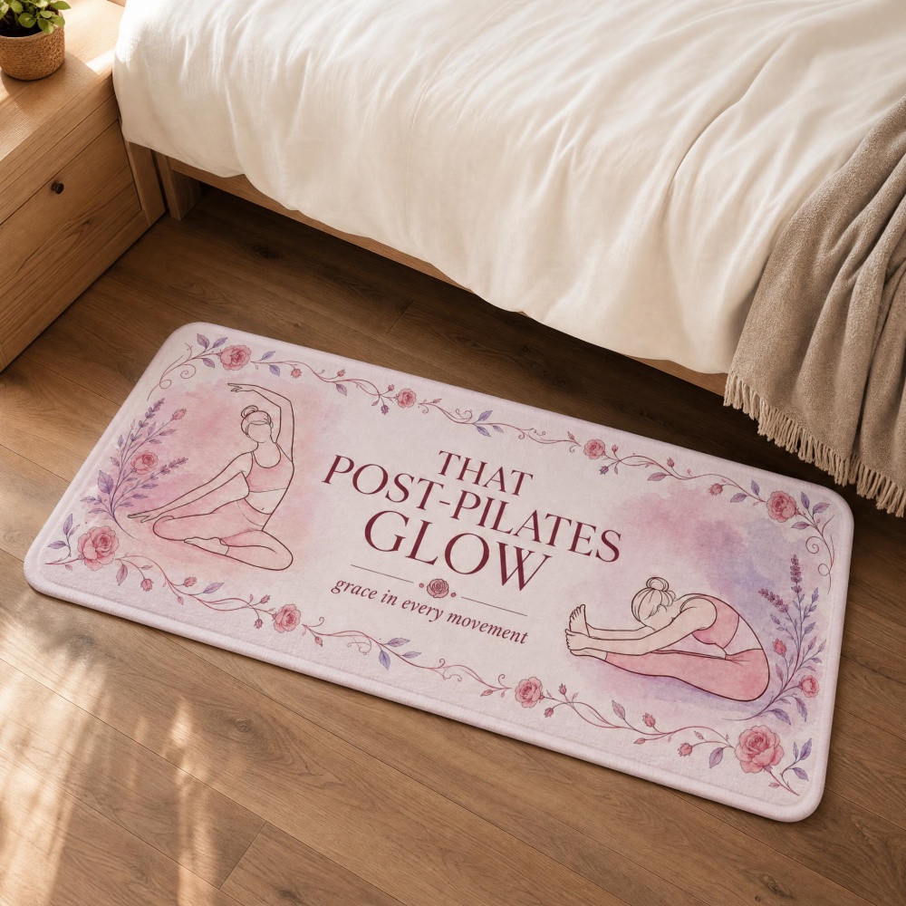 Tapete Longo Decorativo de Fla - Pilates Yoga Garage avaliação e preço