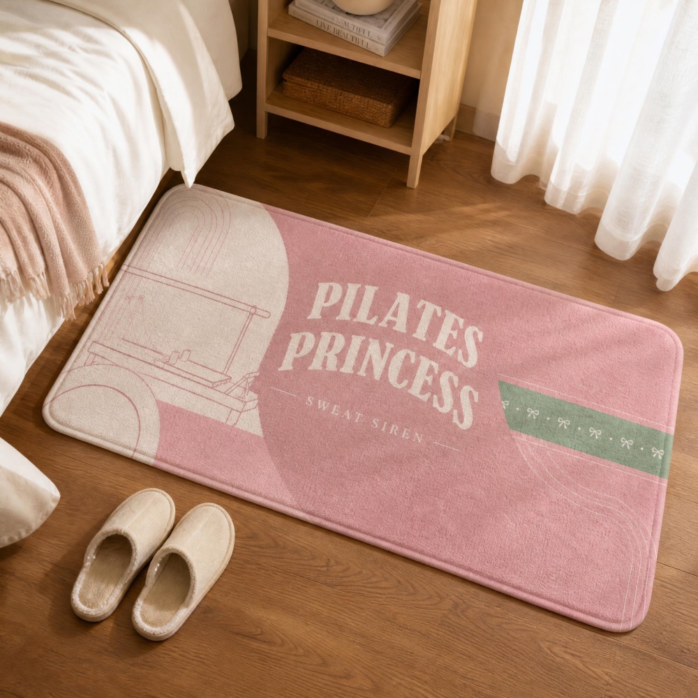 Tapete Retangular de Flanela M - Pilates Yoga Garage avaliação e preço
